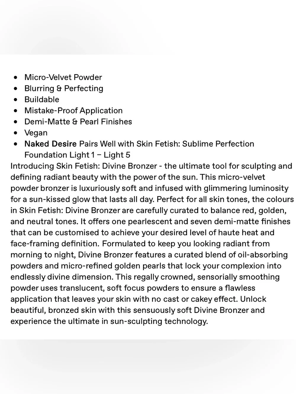 Pat McGrath Labs / Divine Bronzer / Bronze Nirvana